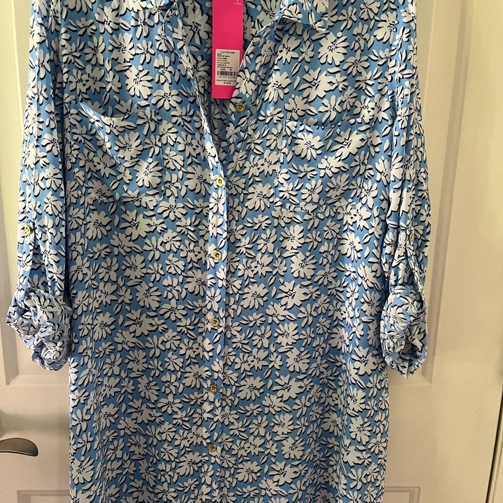 Lilly Pulitzer Natalie Coverup in Palm Beach Petals Print- new with tag!